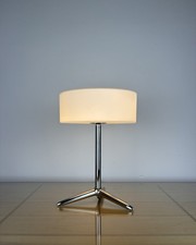 Minimalist Tripod Table Lamp, Mid-Century, Space Age, Sputnik, Industrial, 1980s