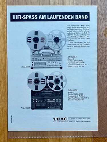 Teac bandmaschine tonband tape - teac,