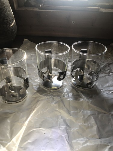 Teegläser mit edelstahl - mit,
