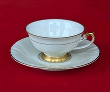 1939-1952 Thomas Bavaria Ivory Rosenthal Sammeltasse Gold Mokka Mocca Relief Alt