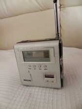 Philips Reise Radiowecker,tragbares Radio, 90AS 306/00 21193, defekt für Bastler