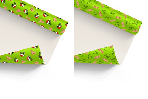 Geschenkpapier set muffel - set,