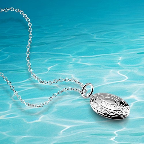 925 silber medallion - silber,