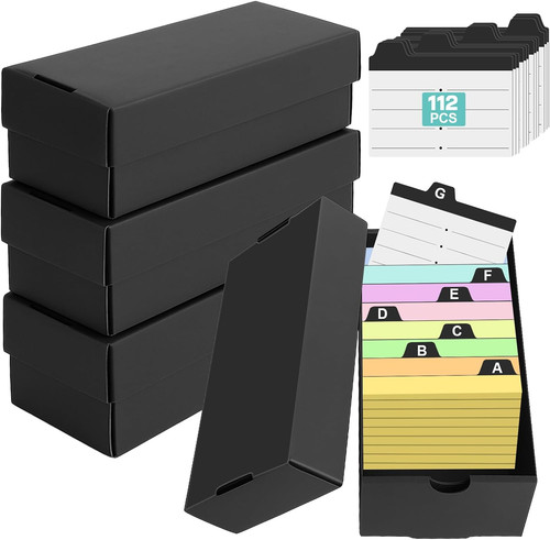 Karteikartenbox mit 112 - mit,