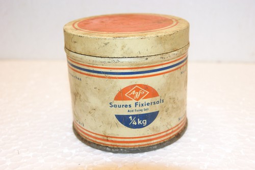 Alte ddr blechdose agfa - alte,