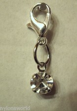 Glitzer STRASS Straßstein Charm Anhänger Kettenanhänger NEU                (10C)
