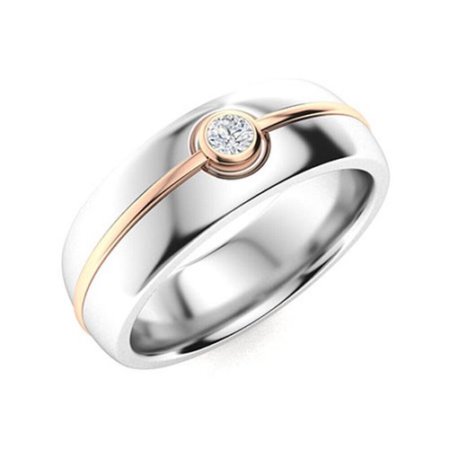 Echter diamant herren band - echter,
