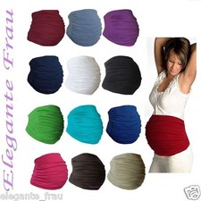 BAUCHBAND BAUMWOLLE gerafft BAUCHBINDE BAUCHGÜRTEL für Hose und Rock 