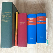 Konvolut Wörterbuch englisch - deutsch, Duden Englisch, Grammatik Englisch, u.a.