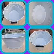 Schöne Alte Emaille Wanne mit