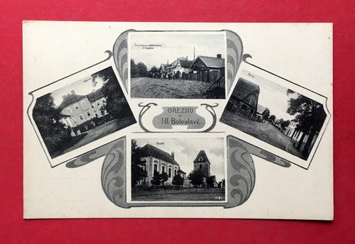 Jugendstil brezno bei - ak, jung