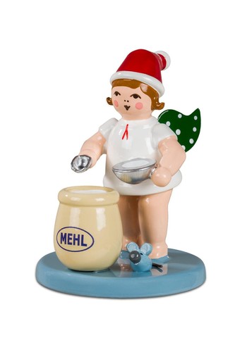 Weihnachtsengel mit mehlsack - weihnachtsengel,