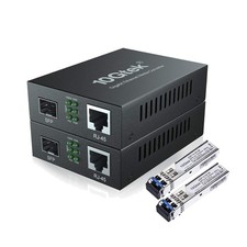 [2er Pack] SFP Single-Mode Medienkonverter für zuverlässige Netzwerkverbindungen