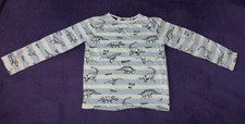 Dino Langarmshirt  weiß