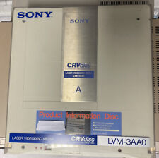 SONY CRV Laserdisc Product
