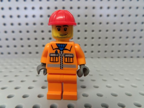Lego figur city bauarbeiter - figur,