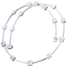 Christ Collier Brillanten 750er Weißgold