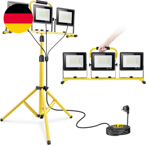 Yofuly baustrahler mit stativ - mit,