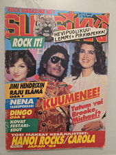Nena /Carola  -Very rare newspaper from Finland from 1984 (4 pages)