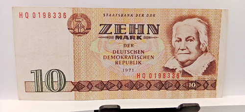 Ddr mark 1971 clara - ddr, zetkin