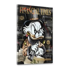 Dagobert Duck Leinwand Bild