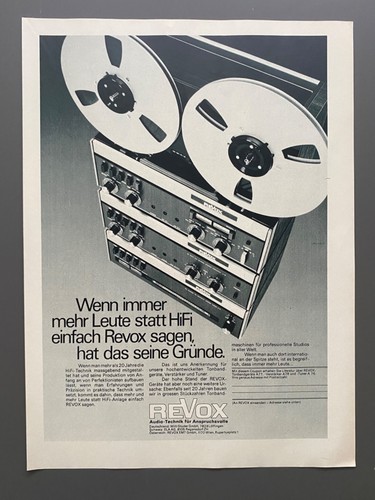 Revox hifi audio - revox,