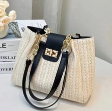 Handtasche aus gewebtem Stoff