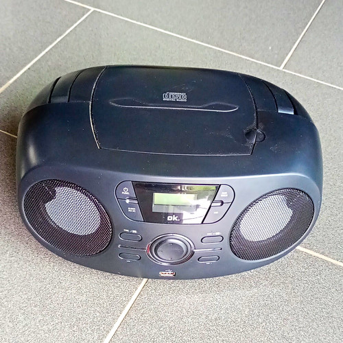 Boombox cd player - ok.,