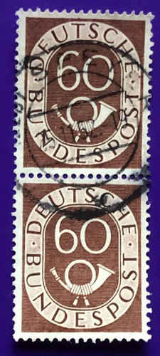 Brd bund 1951 posthorn - posthorn, 60