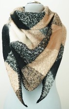 XXL Karo Dreieckstuch Winter