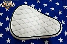 Harley Solo Saddle Seat Sitz 52000113 White Diamond Sportster Dyna Softail FLHT