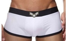 Oboy Beach Wings Sprinter Hose weiß/schwarz Größe XXL neu kostenloser Versand UK Verkäufer