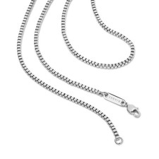 Kette Silber Weißgold