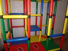 QUADRO Universal XXL Klettergerüst Spielturm Kletterturm Haus Bauen Kupplungen