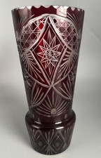 Kristall Vase; Bohemia