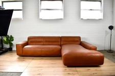 W. Schillig Ledersofa William Echtleder Ledercouch Lederecksofa L Form Garnitur 