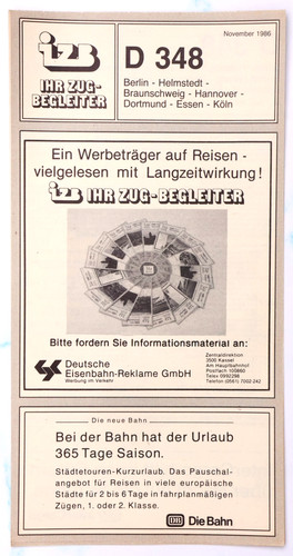 Bundesbahn fahrplan ihr - -,