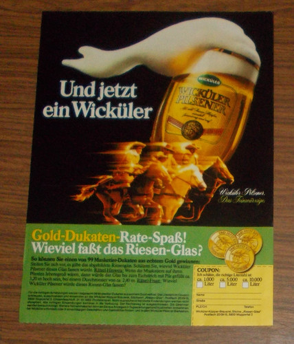 Seltene werbung wicküler - seltene,