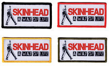 A WAY OF LIFE"Aufnäher"Patch  4,5 cm x 9 cm SKINHEAD/SKIN/Oi!/BOOTS AND BRACES