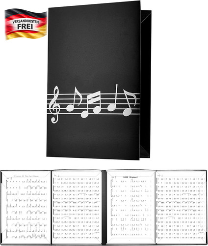 Musiknotenordner seitig - musiknotenordner, a4
