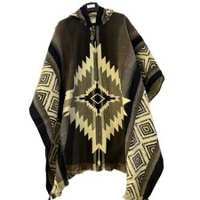 Alpaca Wool Poncho Mens
