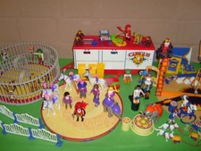 Playmobil Zirkus-Artisten-Dressur-Raubtierwagen-Elefanten-Sammlung