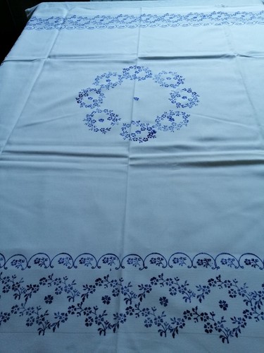 Blaudruck tischdecke - blaudruck,