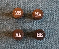 Ventilkappen Reifenmarkierung Reifeneinlagerung KFZ Auto PKW VL VR HL HR 8 Stück