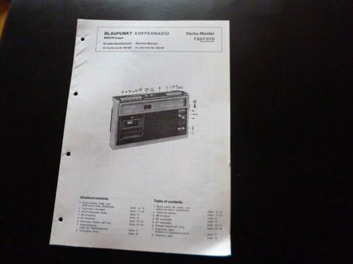 Original service manual - original,