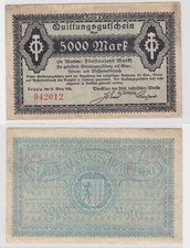5000 Mark Banknote Inflation
