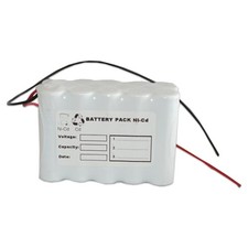 Akku Pack 12V 2000mAh für Notbeleuchtung Reihe NiCd F5x2 10xSub-C Hochtemperatur