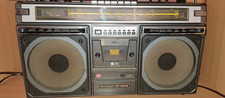 Sharp GF-8585  GHETTOBLASTER BOOMBOX STEREO CASSETTE RECORDER mit VideoTest