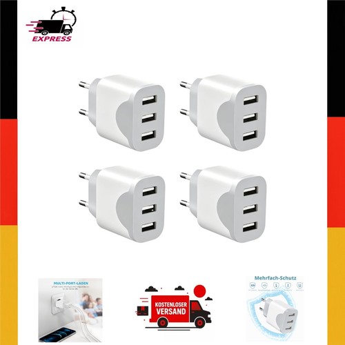 Vcreen usb ladegerät 4er pack - 4er,