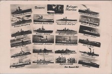 AK Postkarte Unsere Kriegsmarine Flotte Feldpost 1943